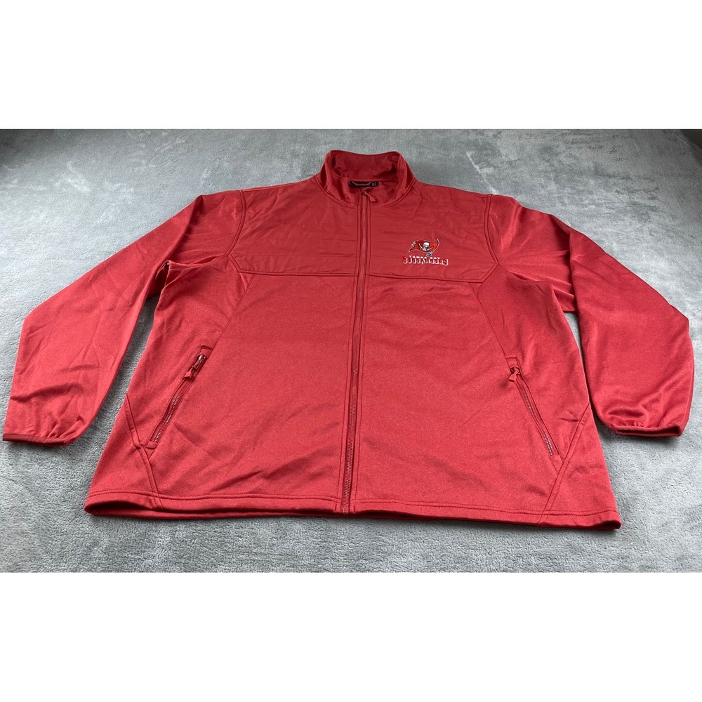 Tampa Bay Buccaneers Dunbrooke 2XL Red Jacket‎ NFL Full Zip Up